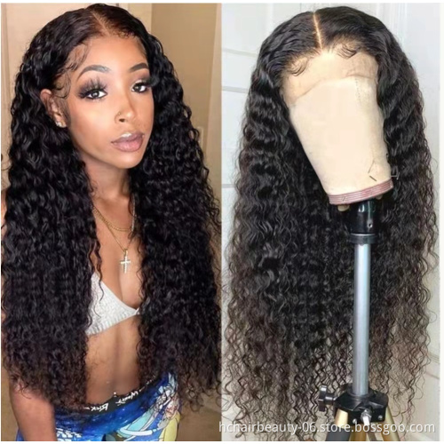 Direct Factory Deep Curly Lace Front Wig Cheap13x4 Cut Brazilian Bob Wigs